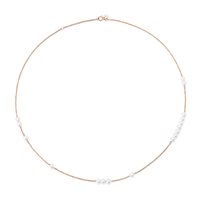 Collana Burato Donna in Oro rosa Perla CJ549 - CJ549